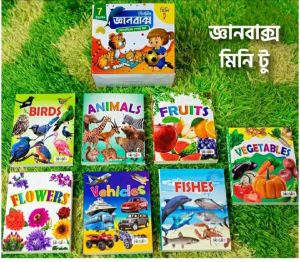 Early Learning kids জ্ঞানবাক্স-6 pcs Book Multicolor Bangladesh (New)