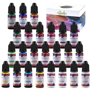 10ml 22Colors Alcohol Ink Art Epoxy Resin Diffusion Pigment Liquid Colorant Dye For DIY UV Epoxy Resin Mold Jewelry Making Bangladesh (New)